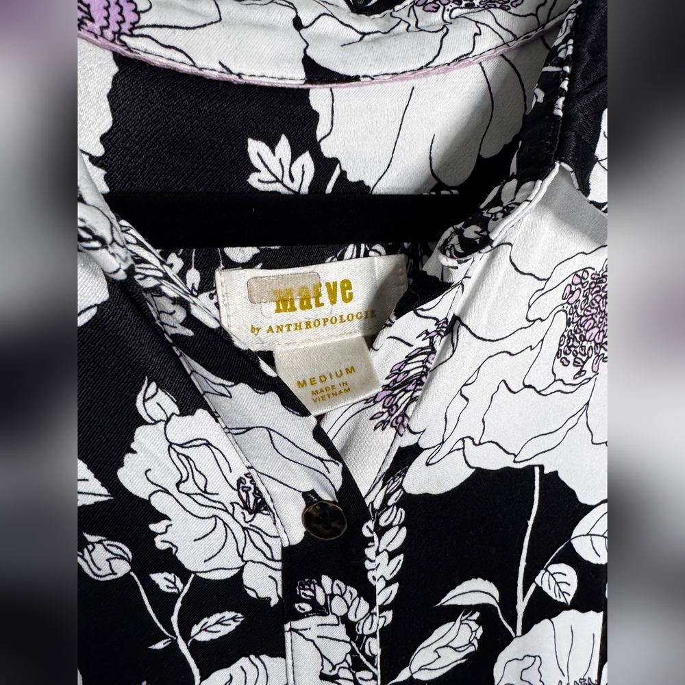 Maeve Black and White Floral Maxi Dress - Picture 4 of 6